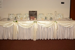 Hochzeit-Geschenktisch